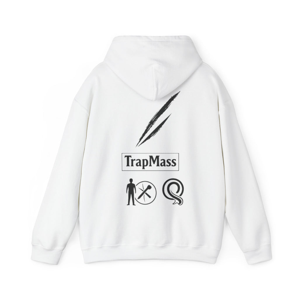 Defeat the Slash Hoodie – Graphic Streetwear Pullover (TrapMass Logo)