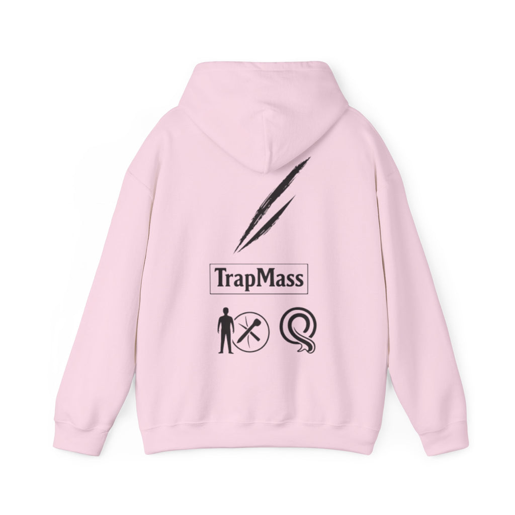Defeat the Slash Hoodie – Graphic Streetwear Pullover (TrapMass Logo)