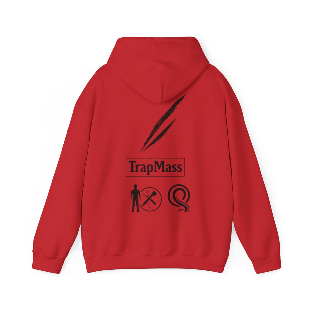 Defeat the Slash Hoodie – Graphic Streetwear Pullover (TrapMass Logo)