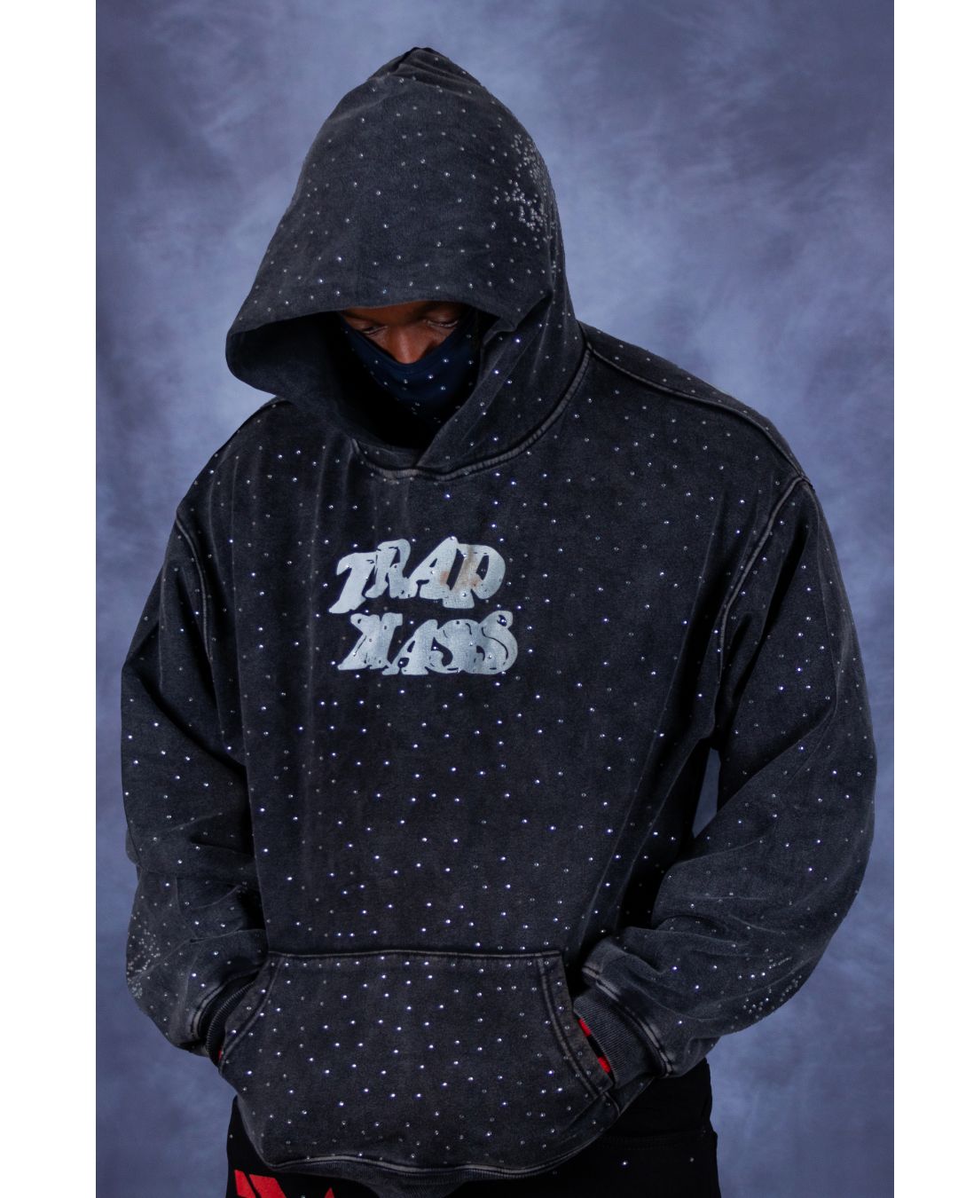 TrapMass Rhinestone Signature Hoodie