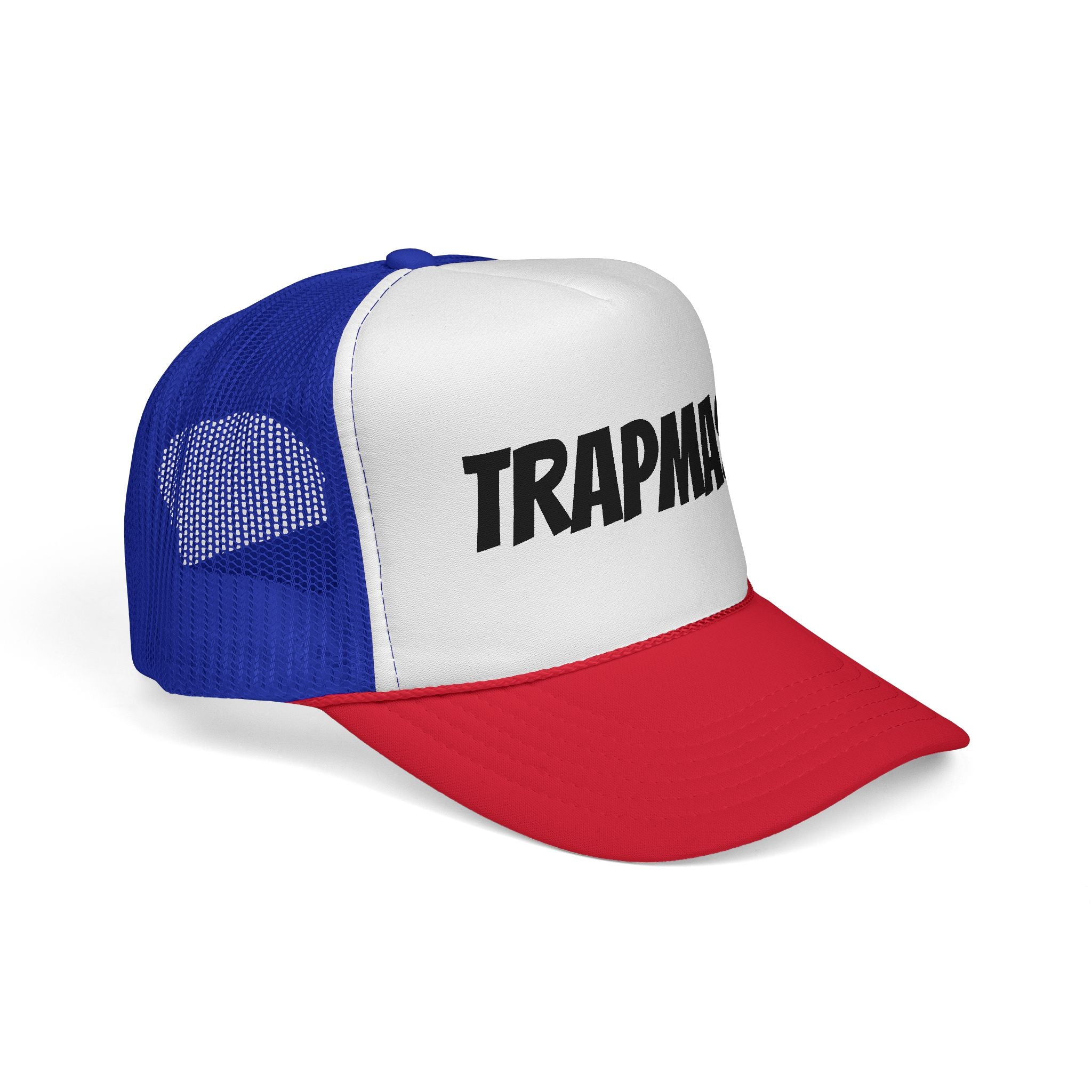 Trapmass Trucker Cap — Retro Mesh Snapback Hat