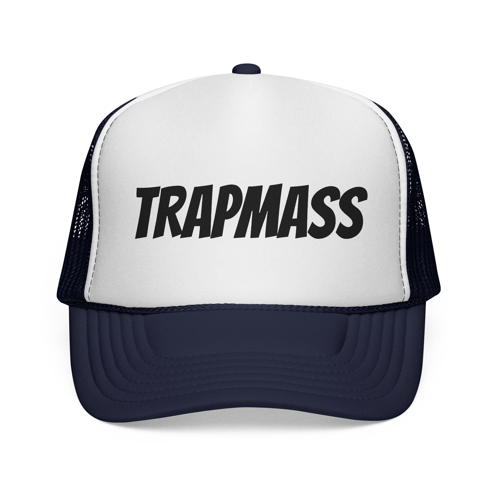 Trapmass Trucker Cap — Retro Mesh Snapback Hat