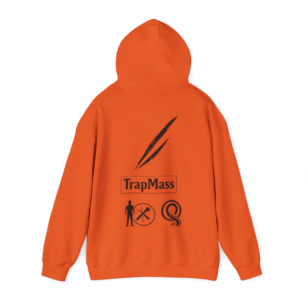 Defeat the Slash Hoodie – Graphic Streetwear Pullover (TrapMass Logo)