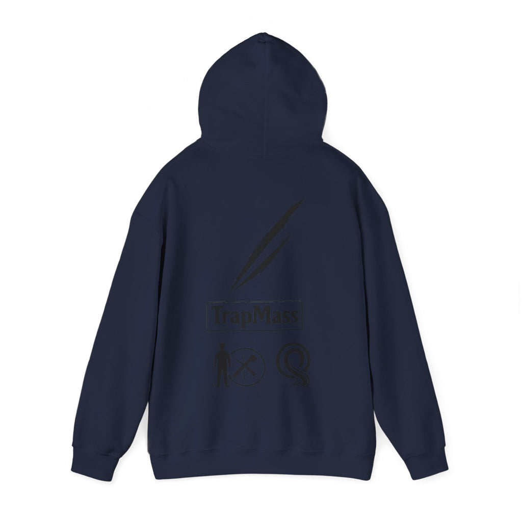 Defeat the Slash Hoodie – Graphic Streetwear Pullover (TrapMass Logo)