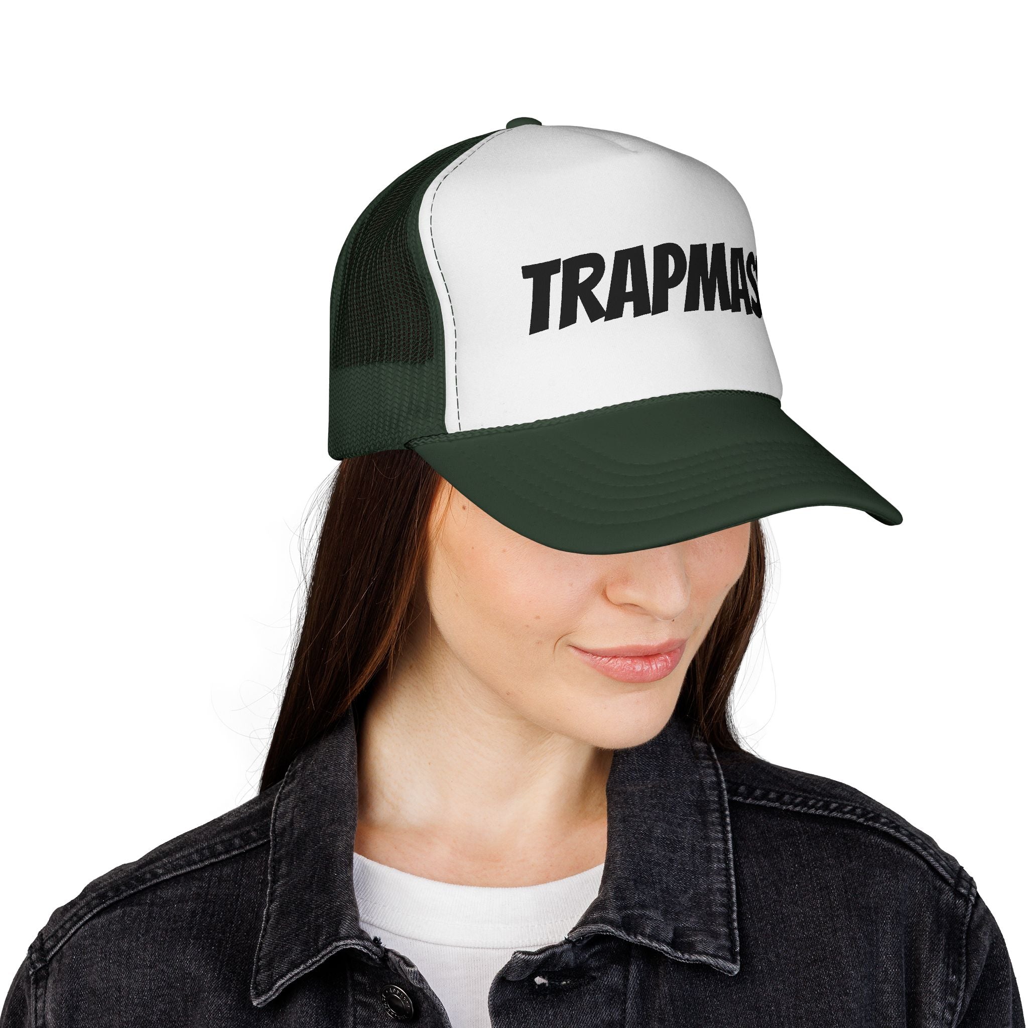 Trapmass Trucker Cap — Retro Mesh Snapback Hat