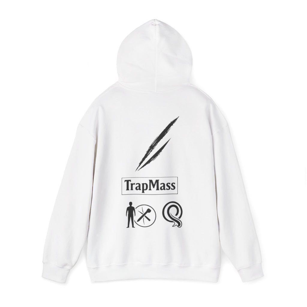 Defeat the Slash Hoodie – Graphic Streetwear Pullover (TrapMass Logo)