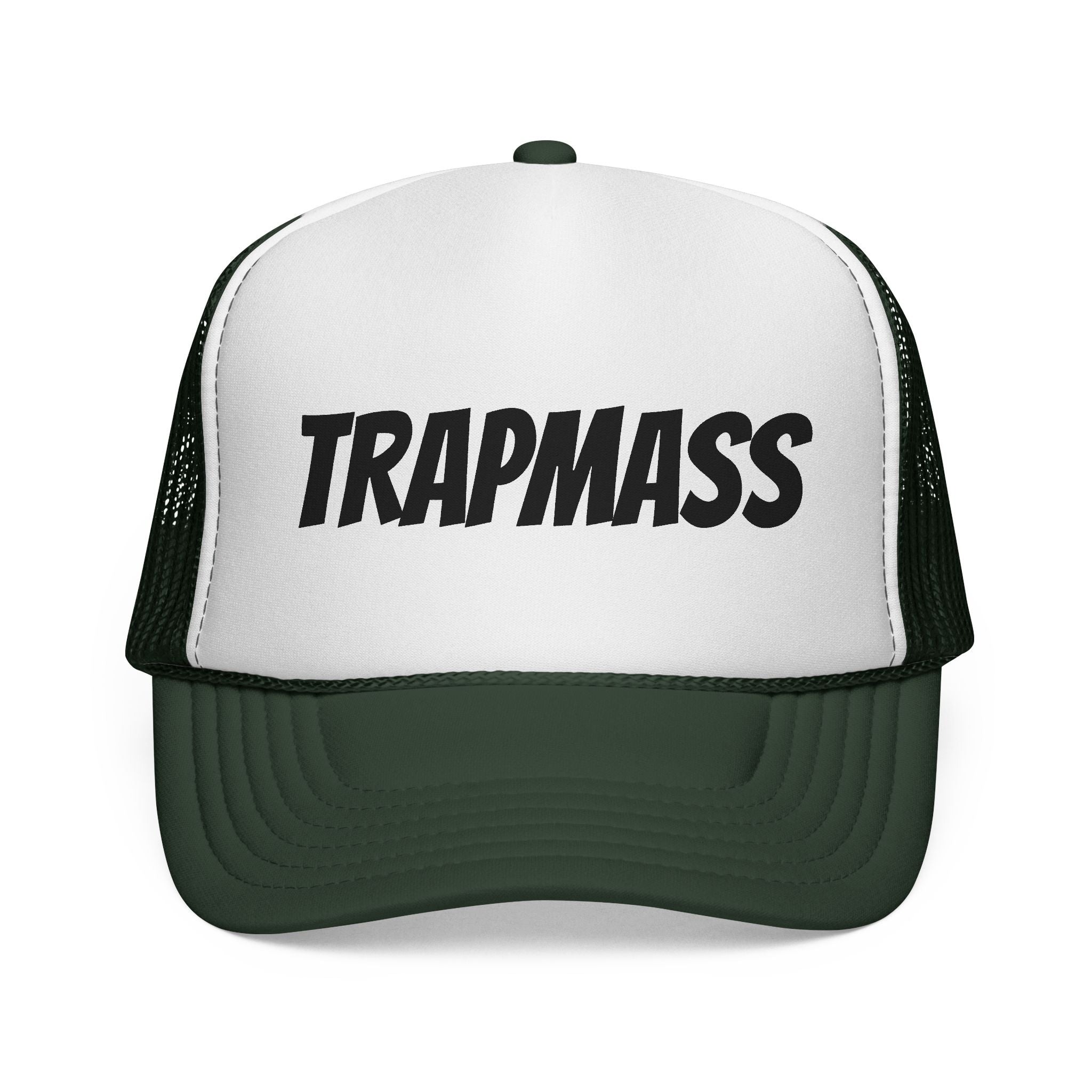 Trapmass Trucker Cap — Retro Mesh Snapback Hat