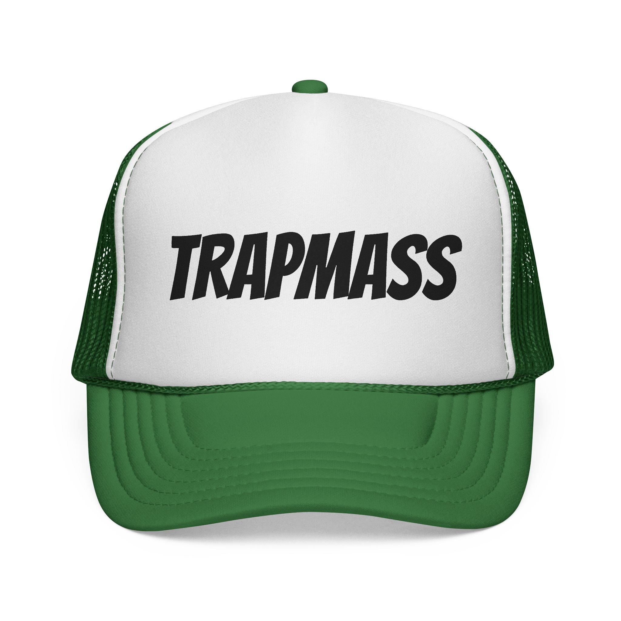Trapmass Trucker Cap — Retro Mesh Snapback Hat