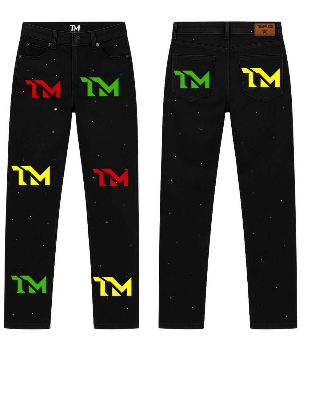 TrapMass “237 TM Rhinestone Denim” – Cameroon Edition