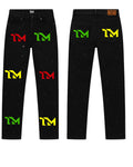 TrapMass “237 TM Rhinestone Denim” – Cameroon Edition