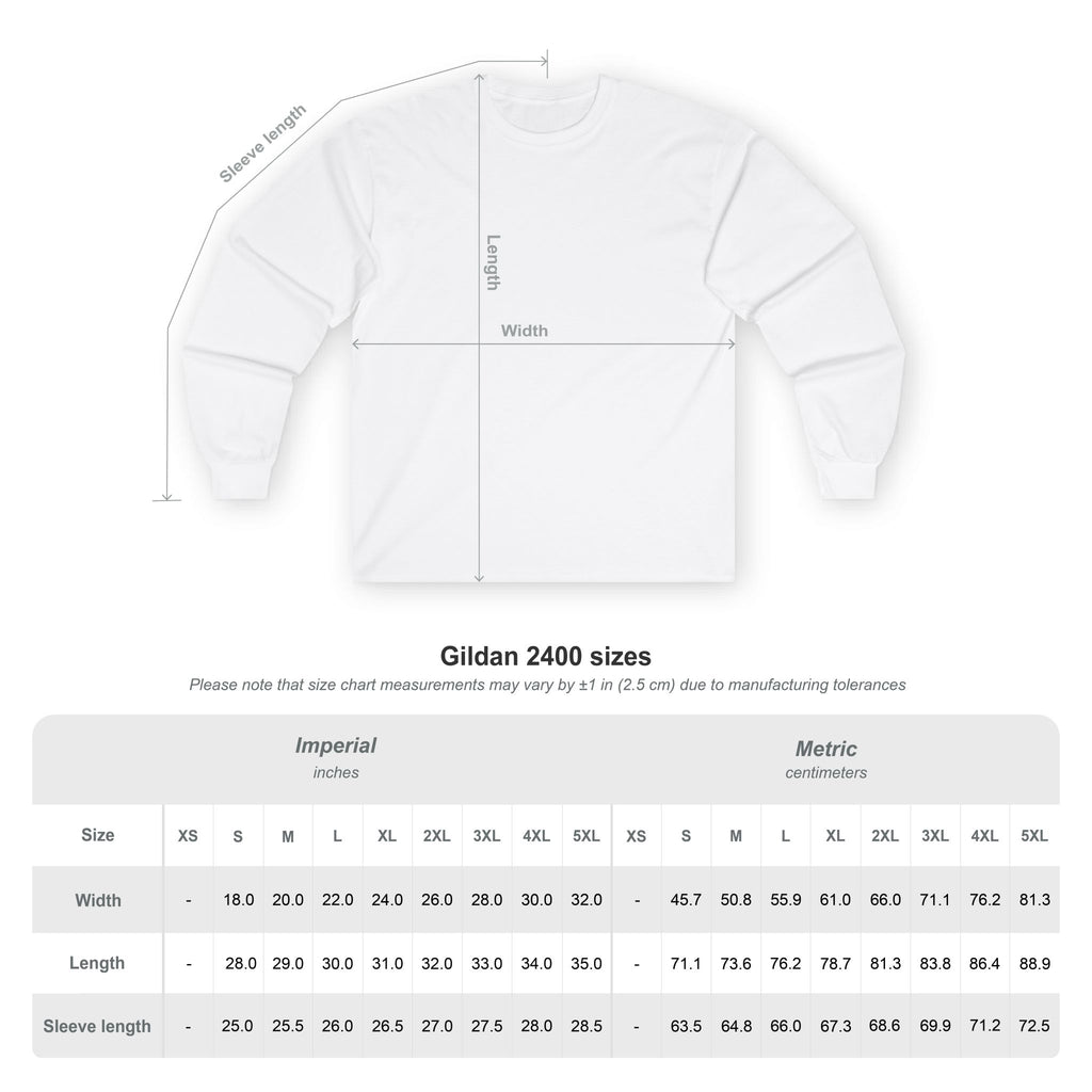 Trapmass Knife The Victory Long Sleeve Tee — Gothic Crest Graphic Shirt