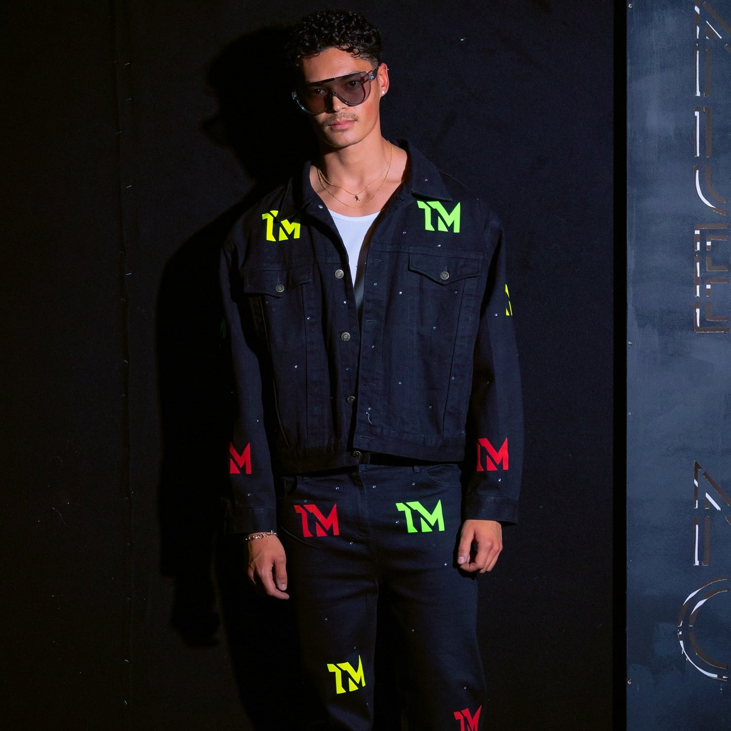 TrapMass “237 TM Rhinestone Denim” – Cameroon Edition