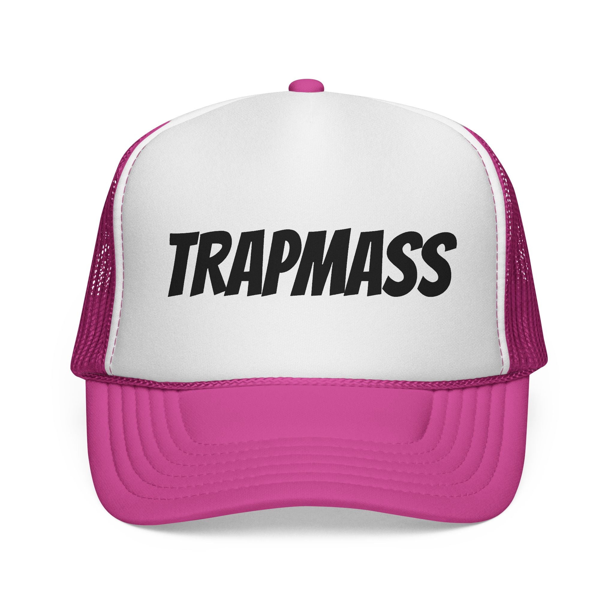 Trapmass Trucker Cap — Retro Mesh Snapback Hat