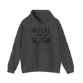 Defeat the Slash Hoodie – Graphic Streetwear Pullover (TrapMass Logo)
