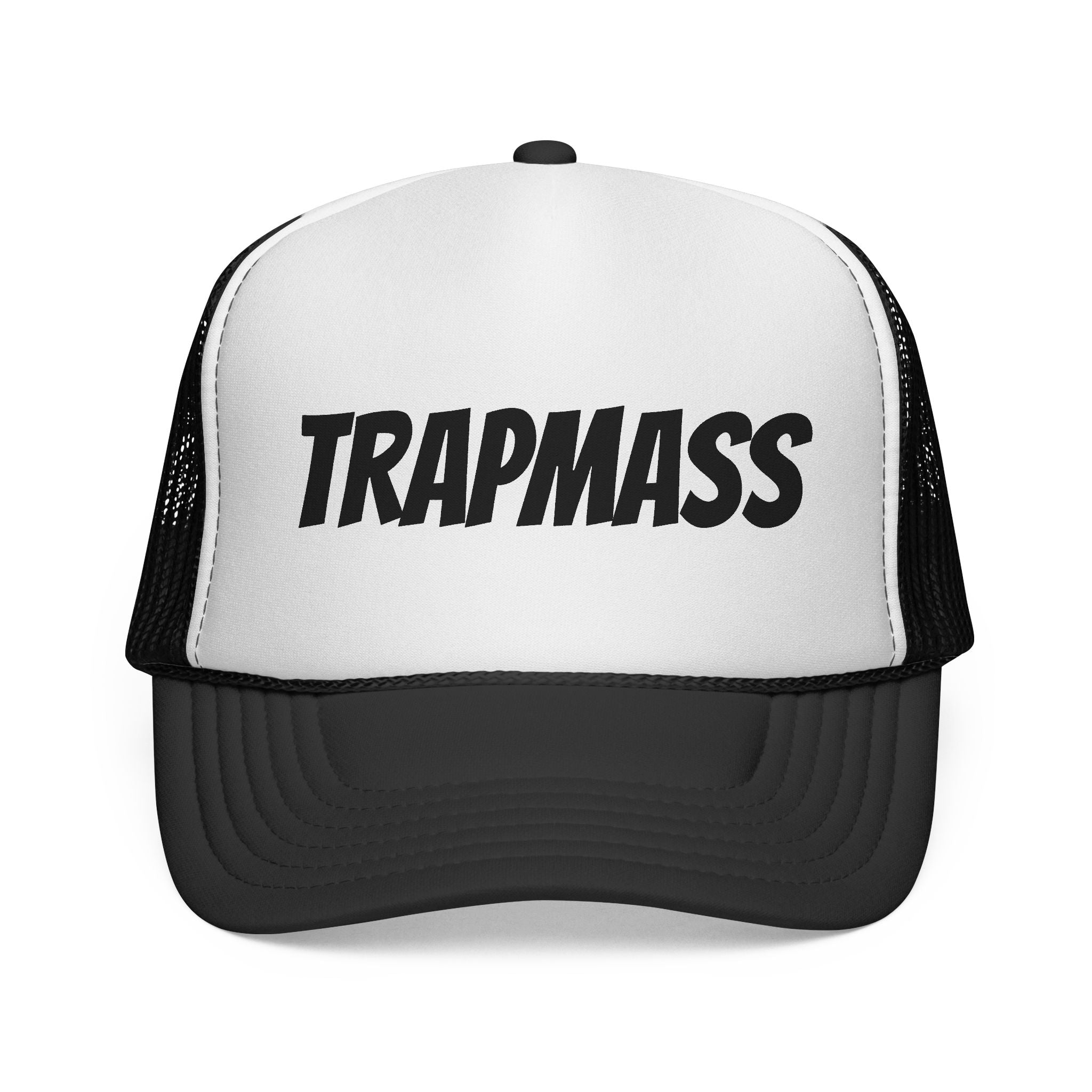Trapmass Trucker Cap — Retro Mesh Snapback Hat