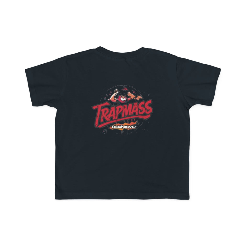 Trap Mass Toddler Tee — Graphic 'Trapmass' Logo Kids Shirt