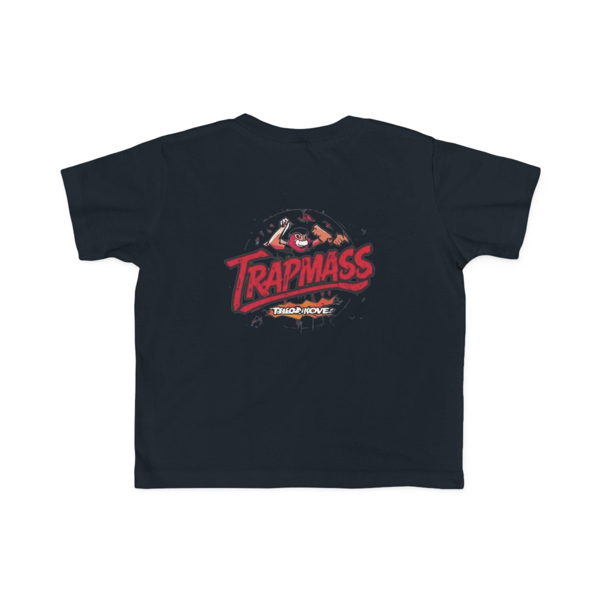 Trap Mass Toddler Tee — Graphic 'Trapmass' Logo Kids Shirt