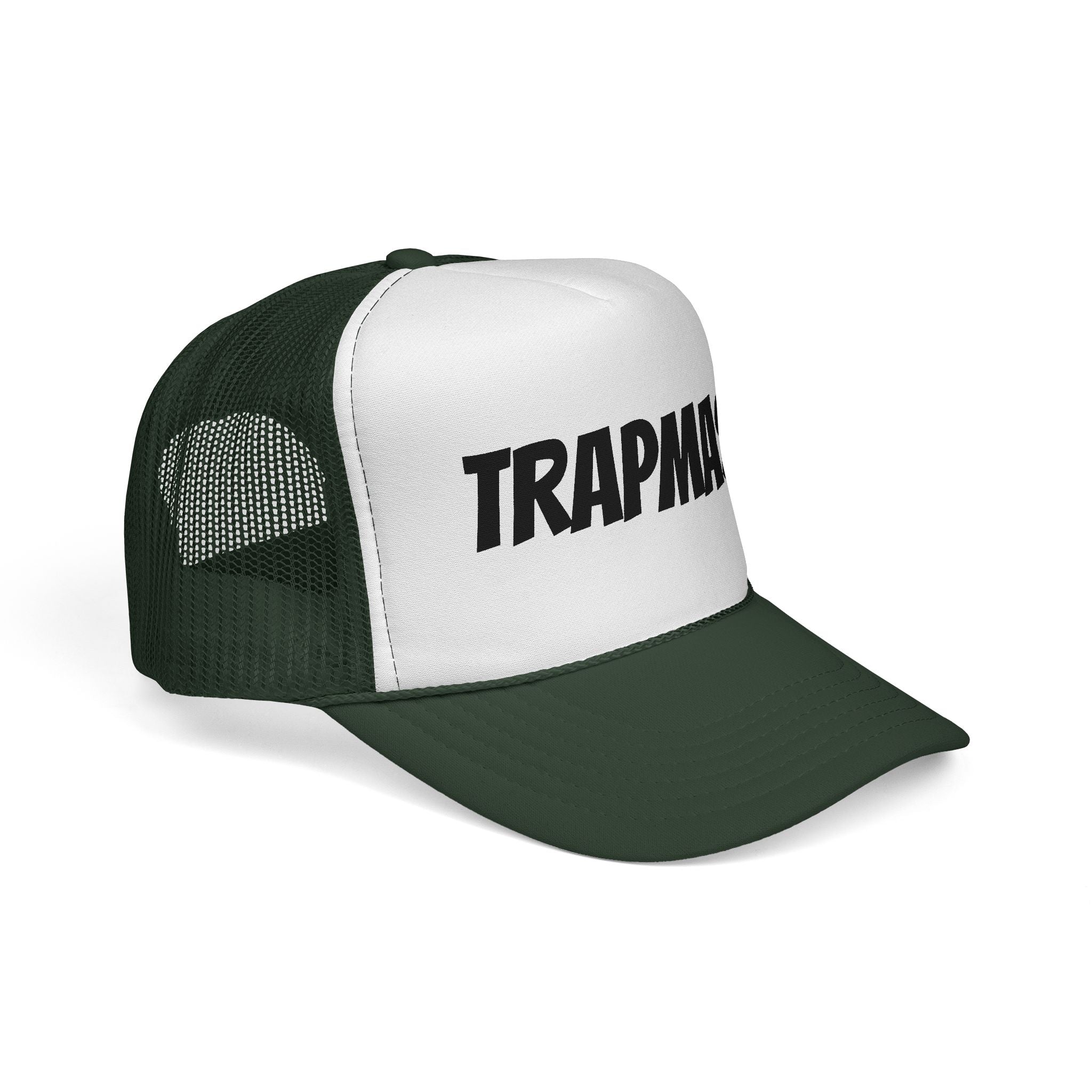 Trapmass Trucker Cap — Retro Mesh Snapback Hat