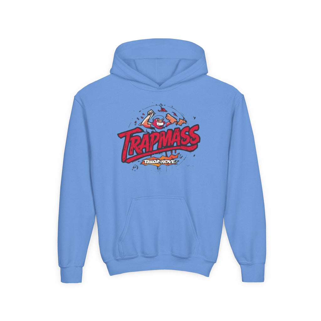 Trapmass Skull Graphic Hoodie — Youth Streetwear Rap-Inspired Pullover