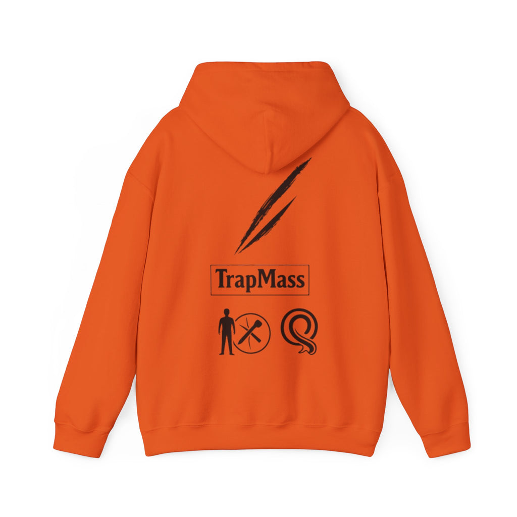 Defeat the Slash Hoodie – Graphic Streetwear Pullover (TrapMass Logo)