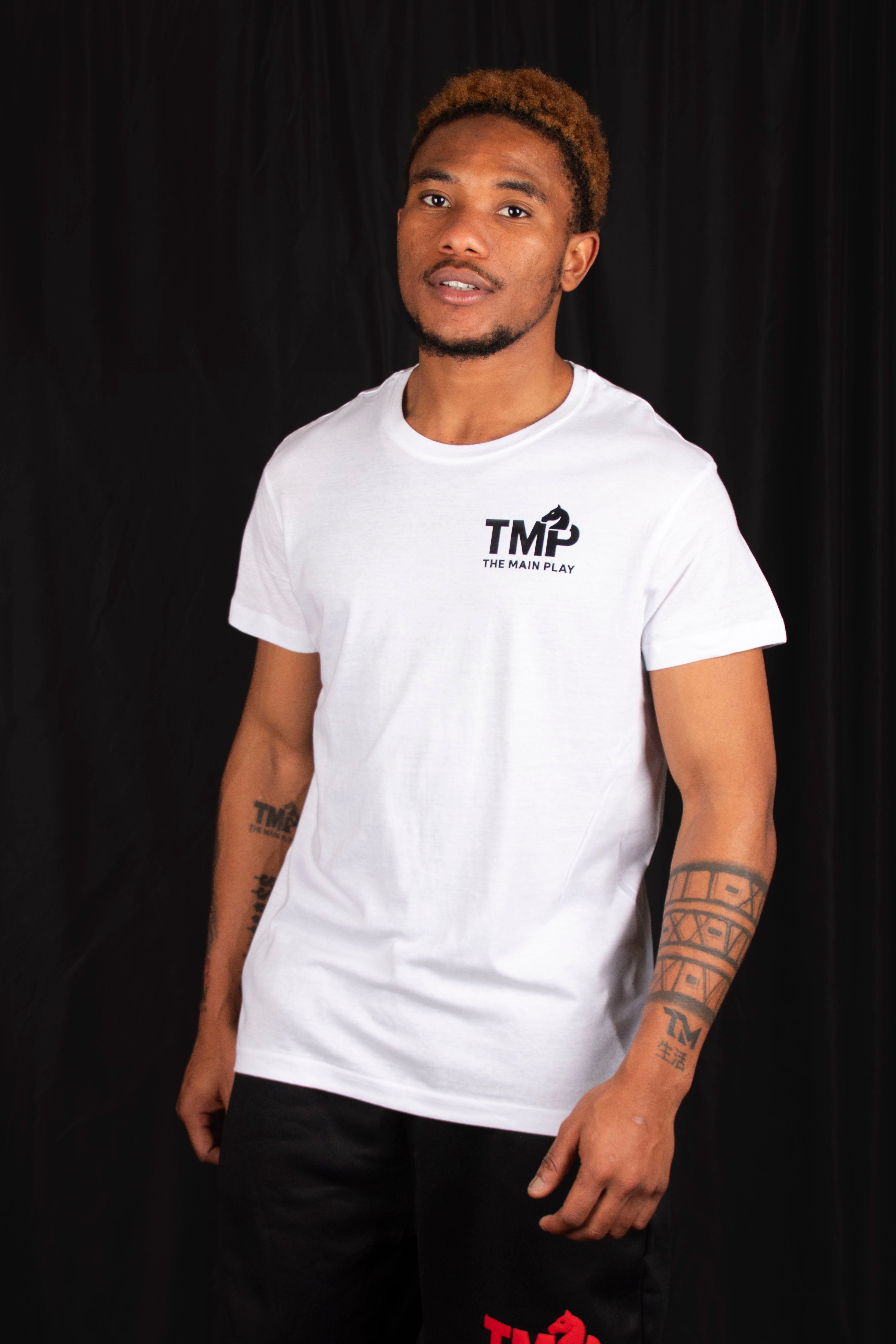 TMP Puff Logo White Tee